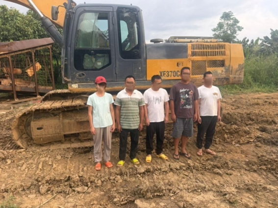 Galamsey: 5 arrested in NAIMOS crackdown on Birim River