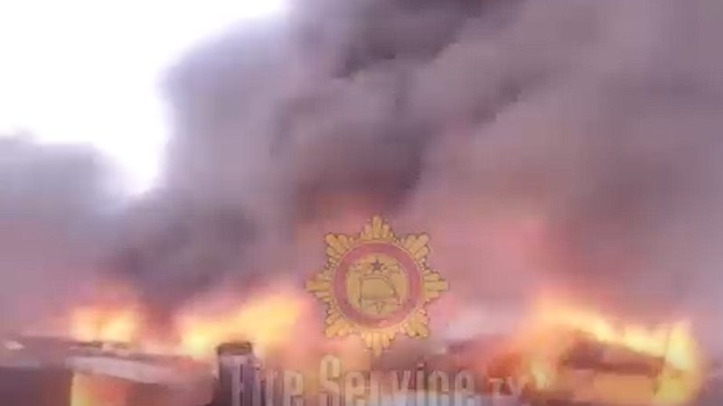 Fire guts parts of Kasoa’s new market